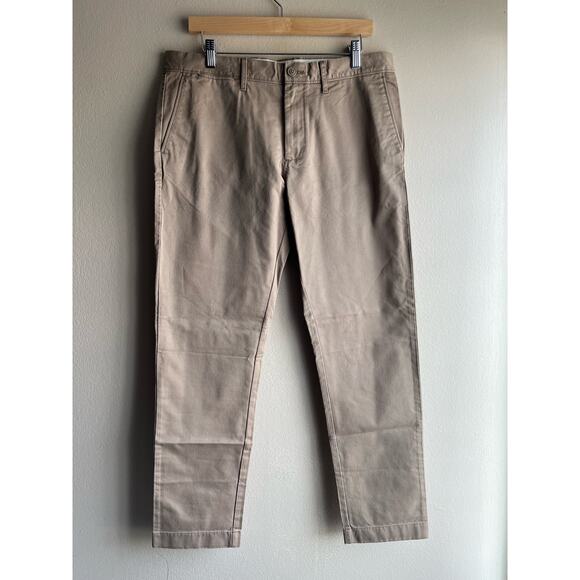 J.Crew Broken In 484 Slim-fit stretch chino pant Beige Size 33x30 - Picture 7 of 15